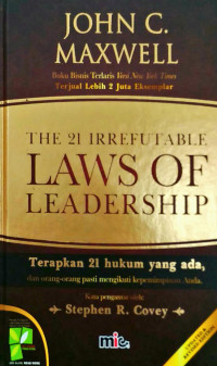 Image of THE 21 IRREFUTABLE LAWS OF LEADERSHIP